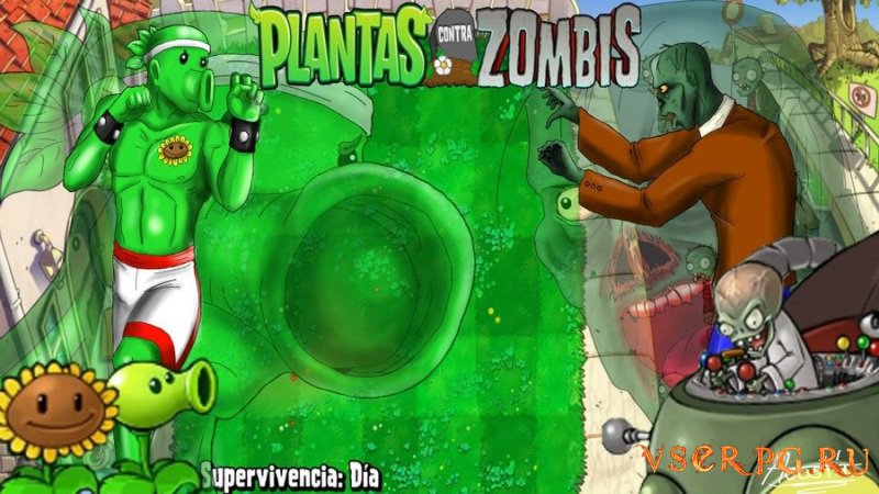 Plants vs Zombies screen 1