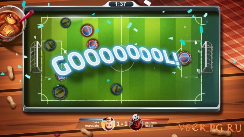 Super Button Soccer screen 1